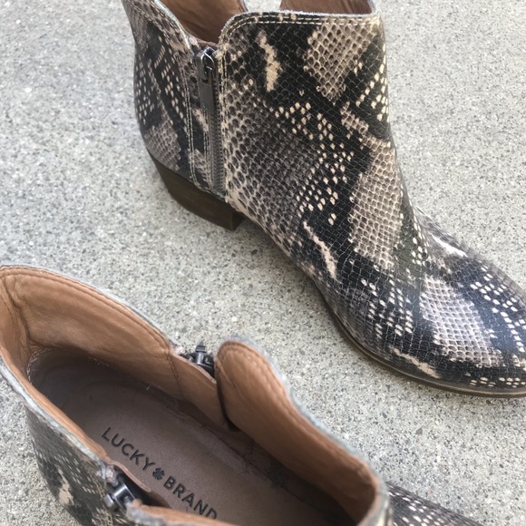 Lucky ™ snakeskin boots - Picture 5 of 5